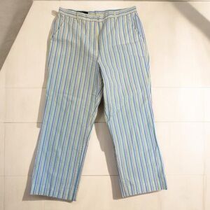 Brooks Brothers Pastel Stripes Cotton Seersucker Women’s Pants size 12